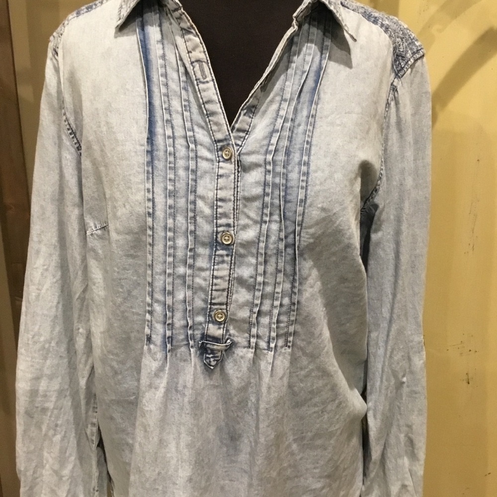 Vintage America blue Jean looking top